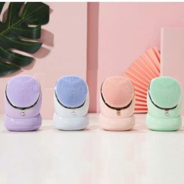 silicone face cleanser brush